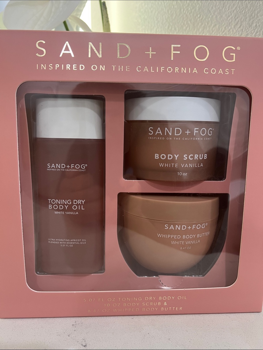 SAND+FOG White Vanilla Body Care Set - Pink Packaging. New and sealed - Picture 11 of 11